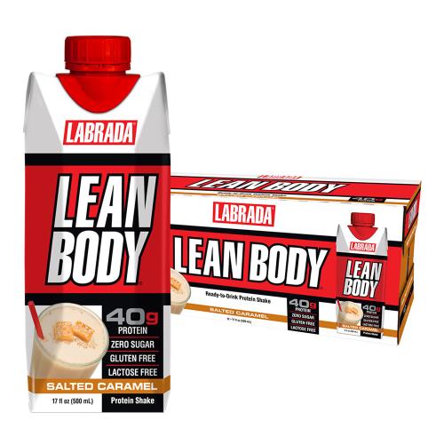 Labrada Lean Body Ready-to-Drink Protein Shake (12 x 500 ml, Gesalzenes Karamell)