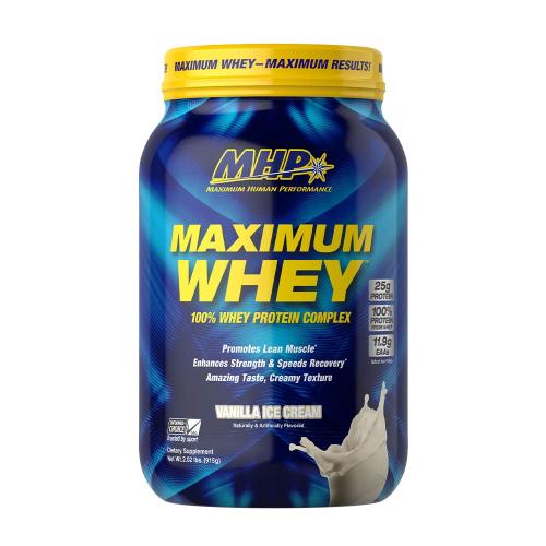 MHP Maximum Whey - 100% Whey Protein (915 g, Vanille-Eiscreme)