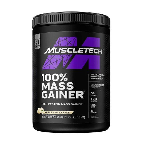 MuscleTech 100% Mass Gainer (2.3 kg, Vanille Milchshake)