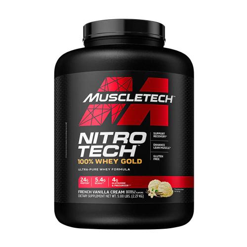 MuscleTech Nitro-Tech 100% Whey Gold (2.27 kg, Französische Vanillecreme)