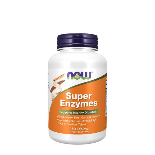 Now Foods Super Enzymes - Verdauungsenzym-Mischung (180 Tabletten)