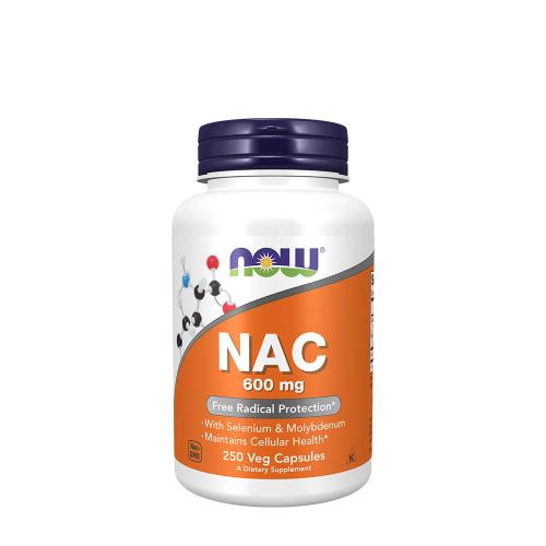 Now Foods NAC - N-Acetyl-Cystein 600 mg Kapsel (250 veg.Kapseln)