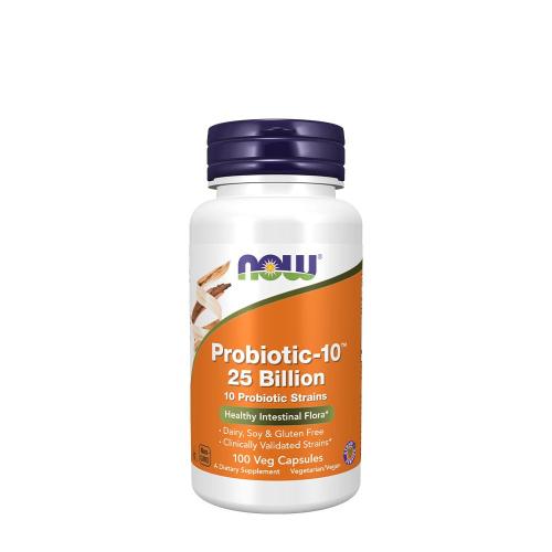 Now Foods Probiotic-10™ 25 Billion - Probiotikum Kapsel (25 Milliarde) (100 veg.Kapseln)