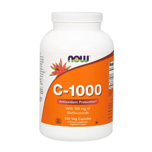 Now Foods Vitamin C 1000 mg Kapsel mit Bioflavonoiden (500 Kapseln)