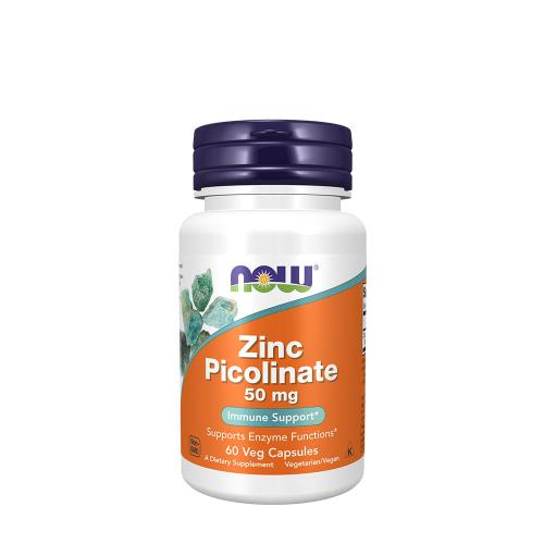 Now Foods Zinc Picolinate 50MG - Zinkpicolinat 50 mg Kapsel (60 Kapseln)