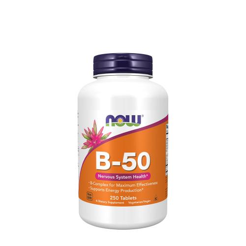 Now Foods Vitamin B-50 - Vitamin B50 Tablette (250 Tabletten)