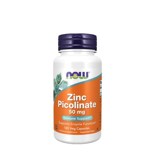 Now Foods Zinc Picolinate 50MG - Zinkpicolinat 50 mg Kapsel (120 Kapseln)