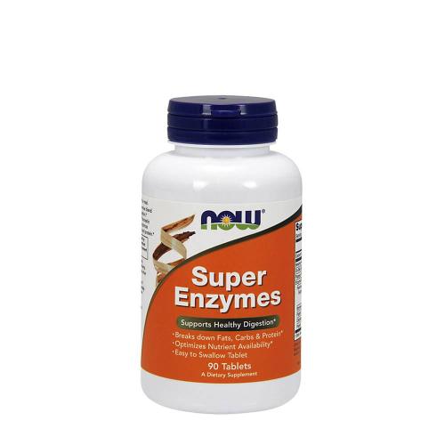 Now Foods Super Enzymes - Verdauungsenzym-Mischung (90 Tabletten)