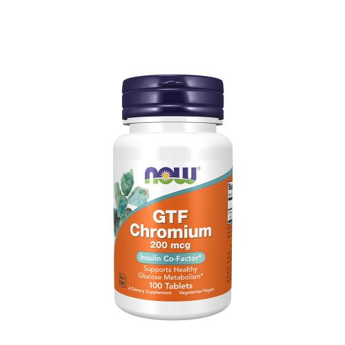 Now Foods GTF Chromium - Hefefreie Chrom-Chelavite® Tablette (100 Tabletten)