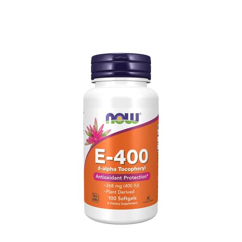 Now Foods Vitamin E-400 IU D-Alpha Tocopheryl  (100 Weichkapseln)