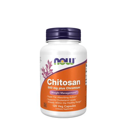 Now Foods Chitosan 500 mg with Chromium (120 Kapseln)