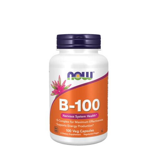 Now Foods Vitamin B-100 - Vitamin B100 Kapsel (100 Kapseln)