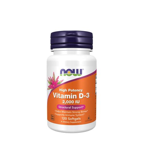 Now Foods Vitamin D-3 2,000 IU (120 Weichkapseln)