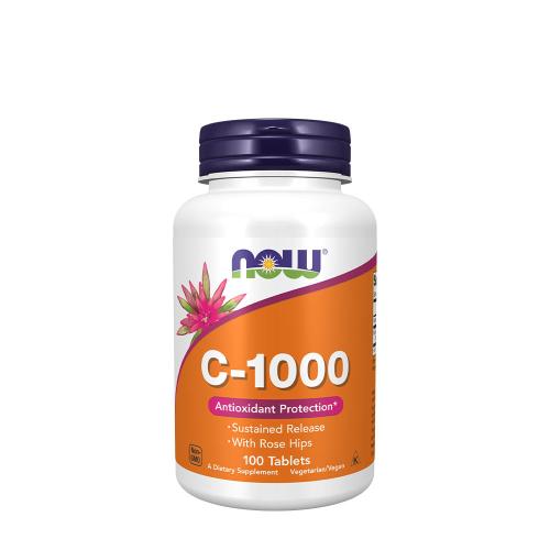 Vitamin C mit verzögerter Freisetzung 1000 mg Tablette mit Hagebutten (100 Tabletten)