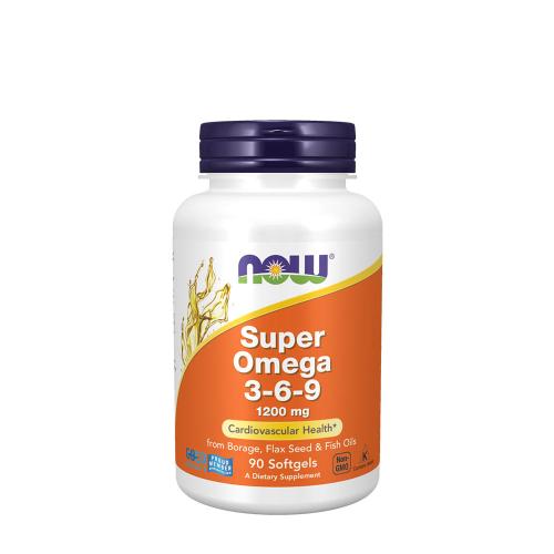 Now Foods Super Omega 3-6-9 1200 mg (90 Weichkapseln)