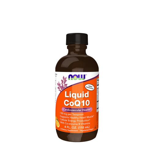 Now Foods Liquid CoQ10 Orange Flavor (118 ml)