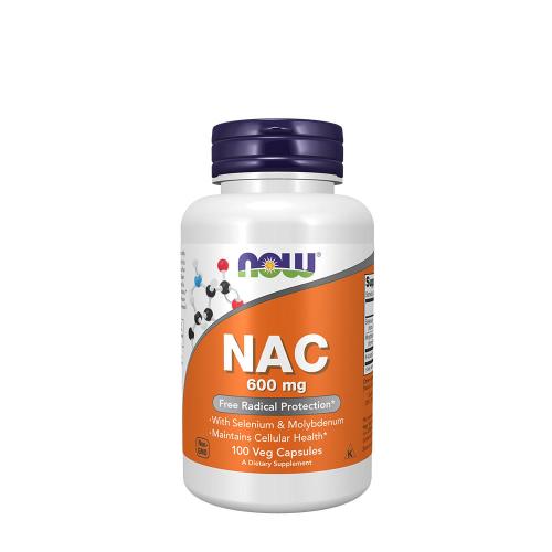 Now Foods NAC - N-Acetyl-Cystein 600 mg Kapsel (100 veg.Kapseln)