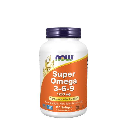 Now Foods Super Omega 3-6-9 1200 mg (180 Weichkapseln)