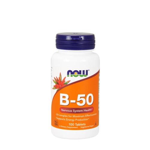 Now Foods Vitamin B-50 - Vitamin B50 Tablette (100 Tabletten)