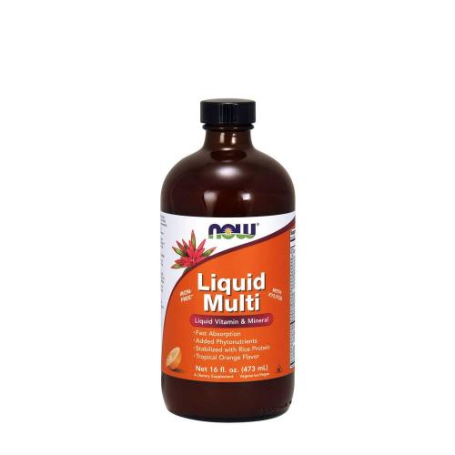 Now Foods Liquid Multi - Flüssiges Multivitamin (473 ml, Tropisches Orange)