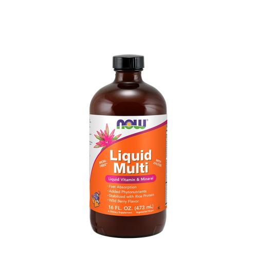 Now Foods Liquid Multi - Flüssiges Multivitamin (473 ml, Wilde Beere)