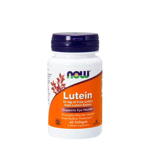 Now Foods Lutein 10 mg From Esters - Vitamin des Auges (60 Weichkapseln)