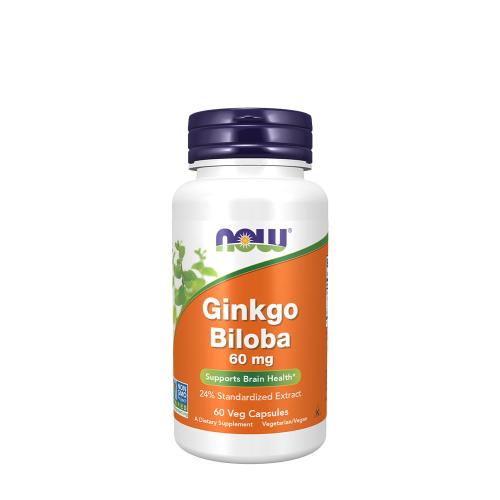 Now Foods Ginkgo Biloba 60 mg (60 veg.Kapseln)
