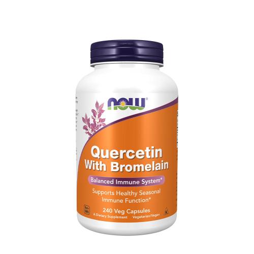 Now Foods Quercetin Kapsel mit Bromelain (240 veg.Kapseln)