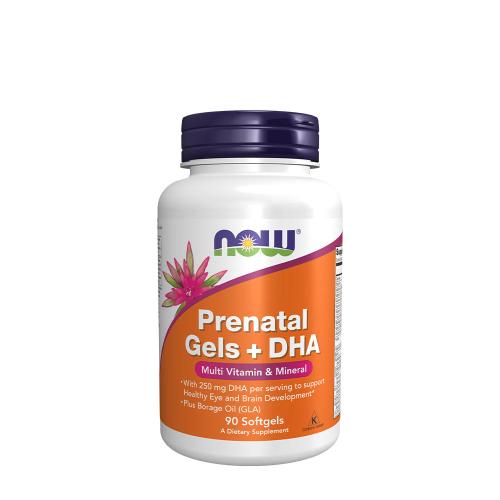 Now Foods Prenatal Gels + DHA Softgels (90 Weichkapseln)
