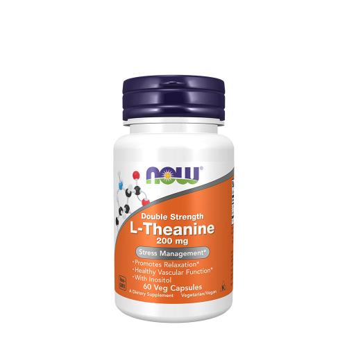 Now Foods Extra Potente L-Theanin 200 mg Kapsel (60 veg.Kapseln)