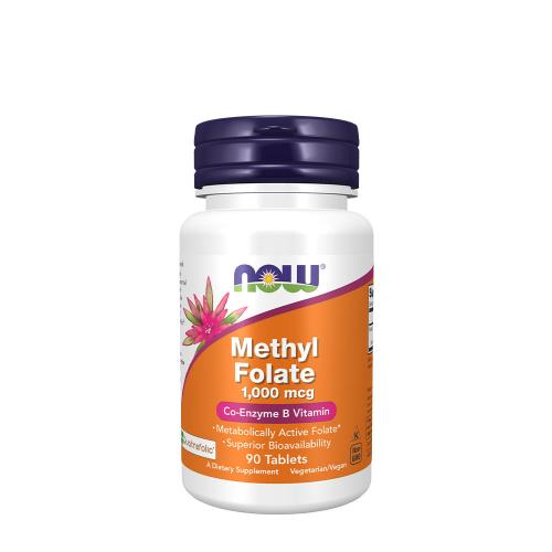 Now Foods Methyl-Folat 1000 mcg Kapsel (90 Tabletten)