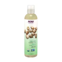   Now Foods Castor Oil, Organic - Natürliches Rizinusöl (237 ml)