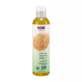   Now Foods Sesame Seed Oil, Organic - Natürliches Samenöl (237 ml)