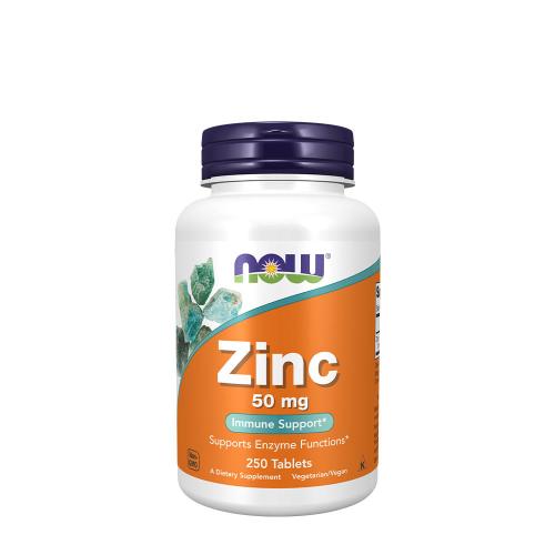 Now Foods Zinc 50 mg - Zink 50 mg Tablette (250 Tabletten)