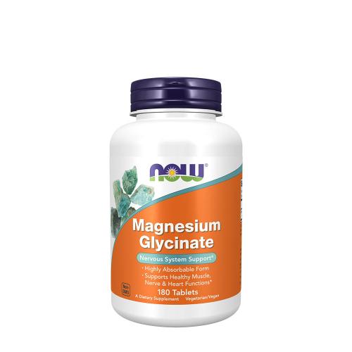 Now Foods Magnesium Glycinate - Magnesiumglycinat Tablette (180 Tabletten)