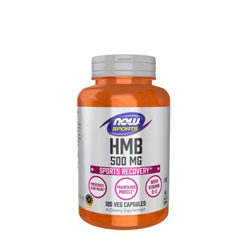 Now Foods HMB 500 mg - Beta-Hydroxy-Beta-methylbutyrat Kapsel (120 veg.Kapseln)