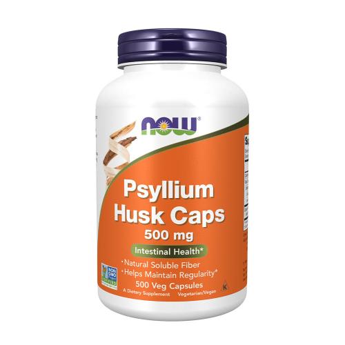 Now Foods Psyllium Husk – Flohsamenschale 500 mg Kapsel (500 veg.Kapseln)