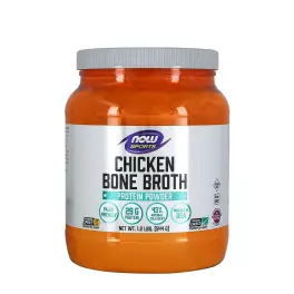   Now Foods Bone Broth, Chicken Powder - Proteinreiches Hühnerknochenbrühe Pulver (544 g)