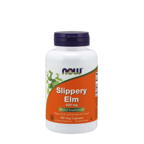 Now Foods Slippery Elm - Rot-Ulme-Extrakt 400 mg Kapsel (100 veg.Kapseln)
