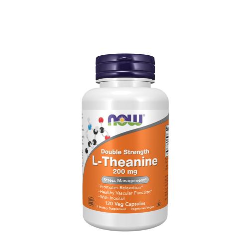 Now Foods Extra Potente L-Theanin 200 mg Kapsel (120 veg.Kapseln)