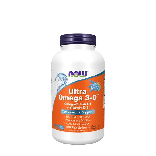 Now Foods Ultra Omega 3-D Softgels (180 Weichkapseln)