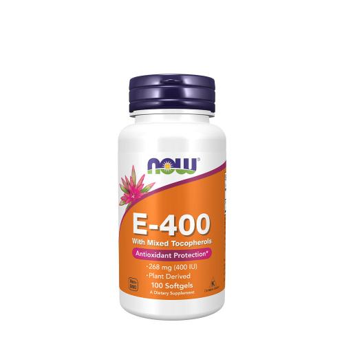 Now Foods Vitamin E-400 With Mixed Tocopherols (100 Weichkapseln)