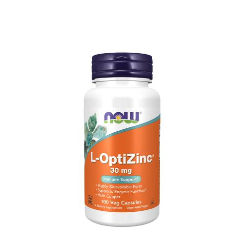 Now Foods L-OptiZinc 30 mg (100 veg.Kapseln)