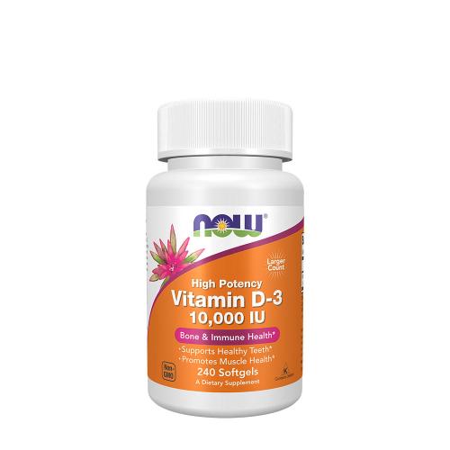 Now Foods Vitamin D-3 10,000 IU (240 Weichkapseln)