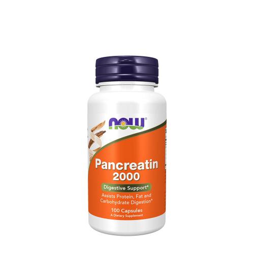 Now Foods Pancreatin 2000 - Digestive Support (100 Kapseln)