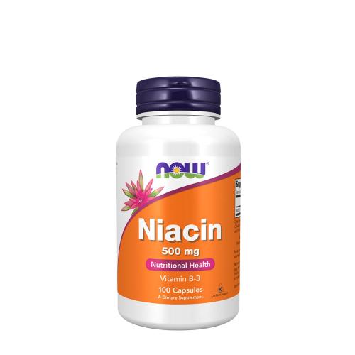 Now Foods Niacin 500 mg (100 Kapseln)