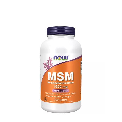 Now Foods MSM 1500 mg (200 Tabletten)