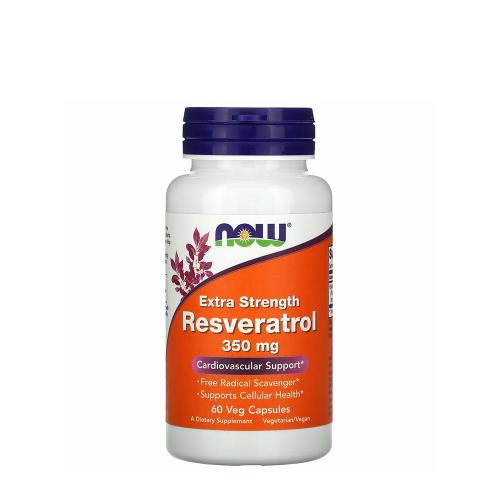 Now Foods Resveratrol Extra Strength 350 mg (60 Kapseln)