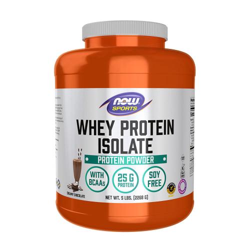 Now Foods Whey Protein Isolate (2268 g, Schokolade)