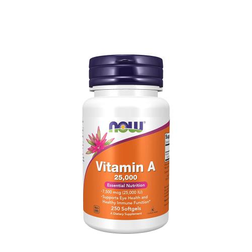 Now Foods Vitamin A 25000 IU (250 Weichkapseln)